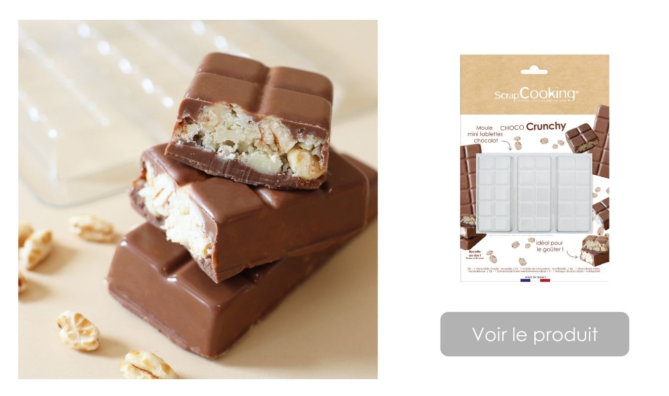 Recette barre façon Kinder Country maison moule - ScrapCooking